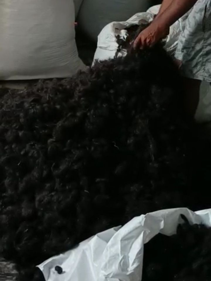 Long hair Hair supplier India Hair Natural Human Hair Hair Raw Materials Goli Hair Hairballs